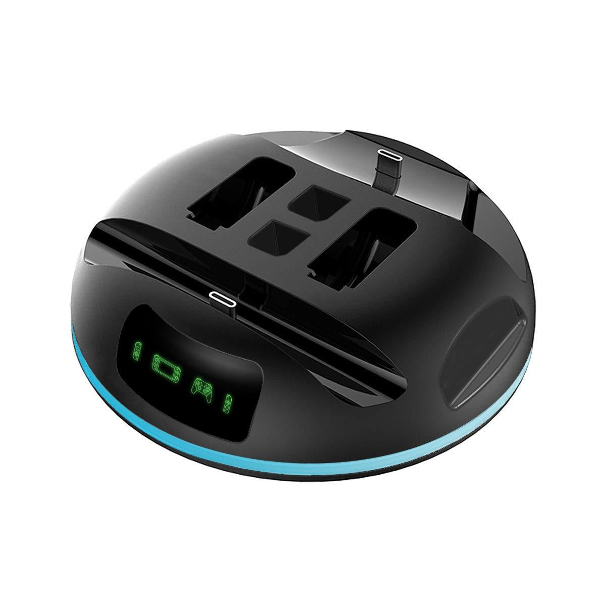 Switch Lite Handle Charger With Colourful Lights-1915197139227643904