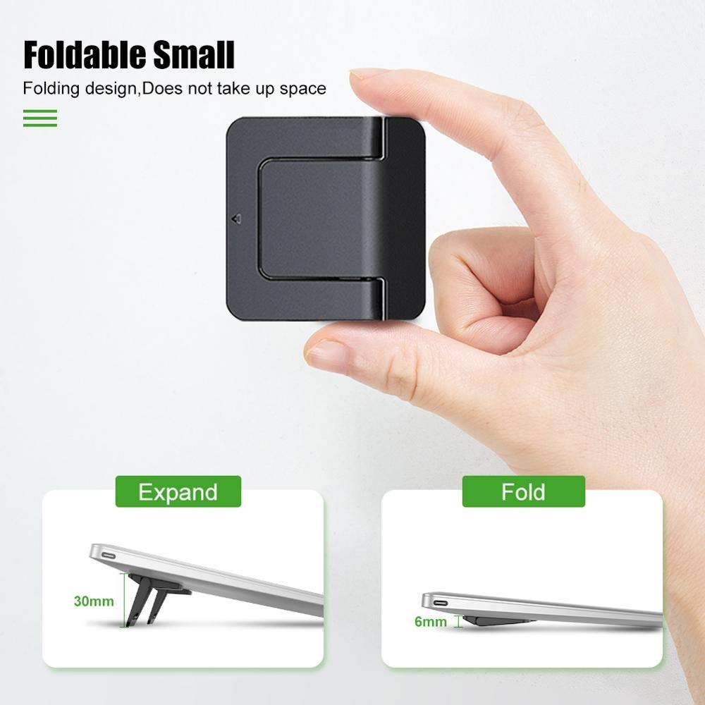 Portable Laptop Base For Improved Heat Dissipation - Black Foot Pad-1964932179666538502