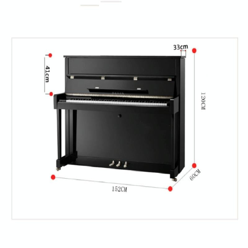 Lace Embroidered Piano Dust Cover - 150X35X110Cm-1915198326035320839