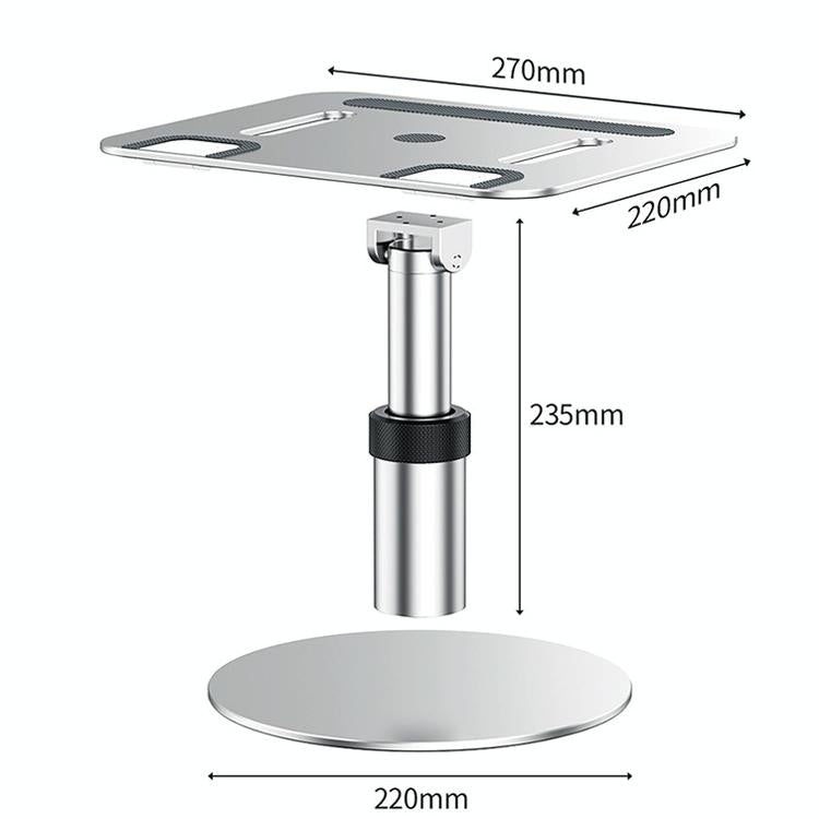 Portable Aluminum Laptop Stand For Better Cooling And Ergonomic Use-1964932299678158849