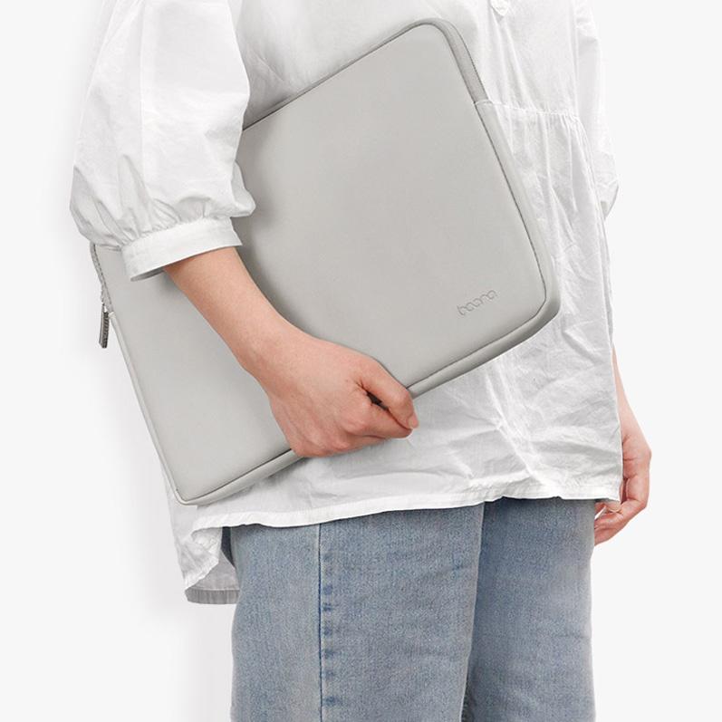 Apricot Pu Leather Laptop Bag - 11 / 12 Inch-1915197192293978118