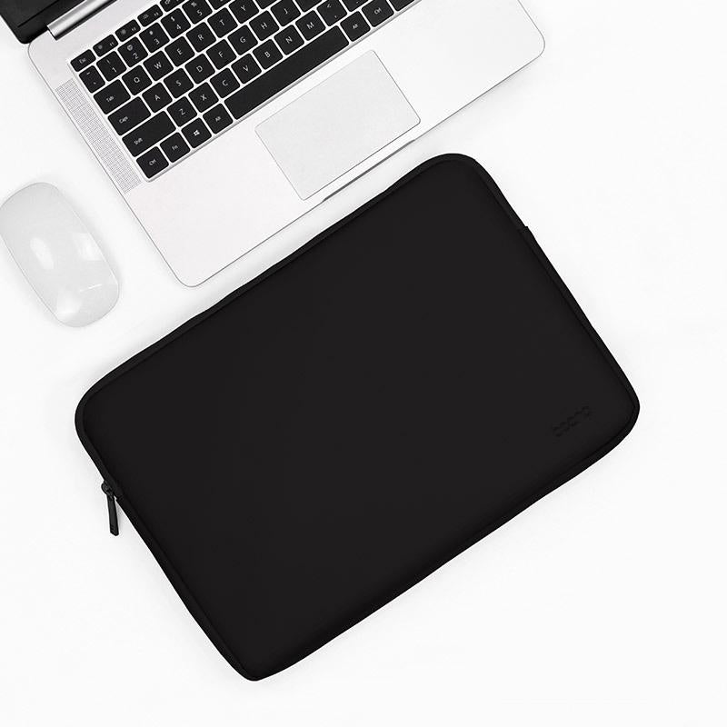 Midnight Black Laptop Bag - 15 / 15.6 Inch - Pu Leather-1915197719299887111