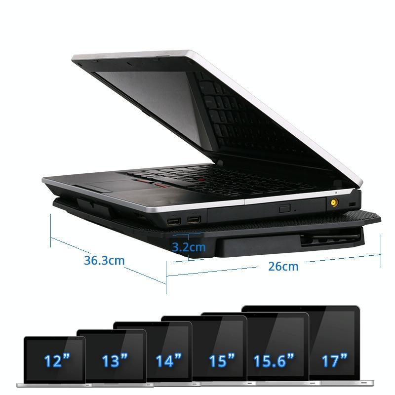 Sea Blue Dual Fan Laptop Cooling Stand - Adjustable-1964932275477024769