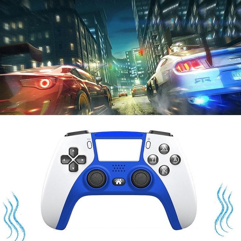 Wireless Dual-Vibration Gamepad For Ps4 With Bluetooth And Six-Axis Control Red-1915197124304310276