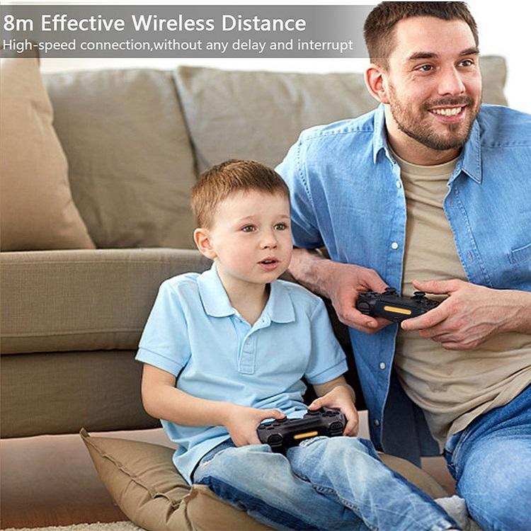 Wireless Dual-Vibration Gamepad For Ps4 With Bluetooth And Six-Axis Control Red-1915197124304310278