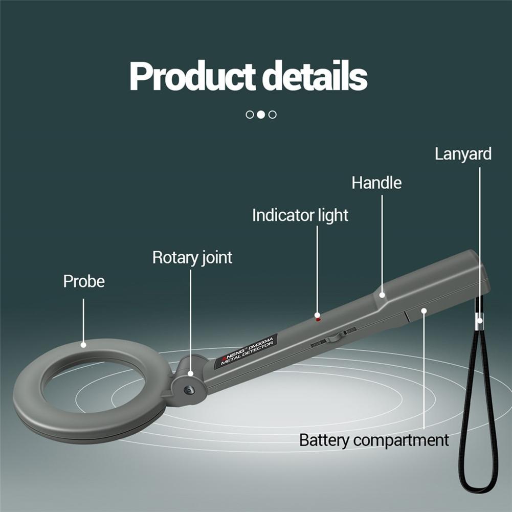 High-Precision Handheld Metal Detector For Airport Scanning-1915198322738597894