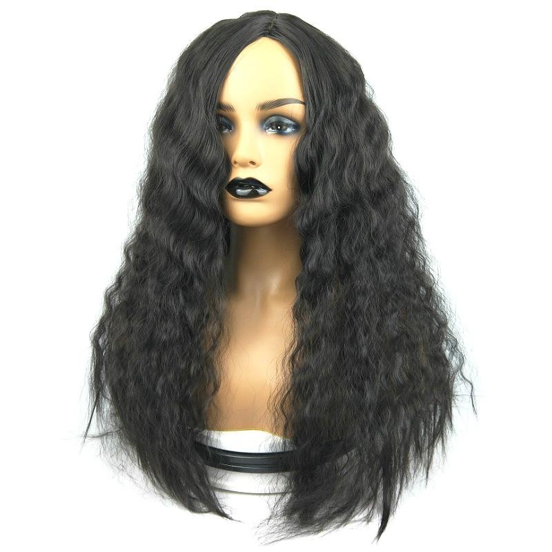 Long Curly Chemical Fiber Wig For Women-1915196957064826880