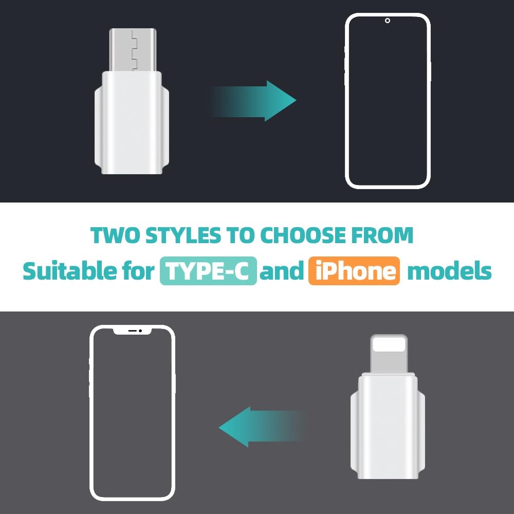 Universal Smartphone Adapter For Dji Pocket - 8 Pin-1964932327893241860