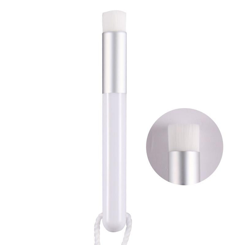 6-Piece Soft Nasal Washing Brush For Blackhead Removal And Deep Cleansing - Flat Head Silver / White-1915197532087128064