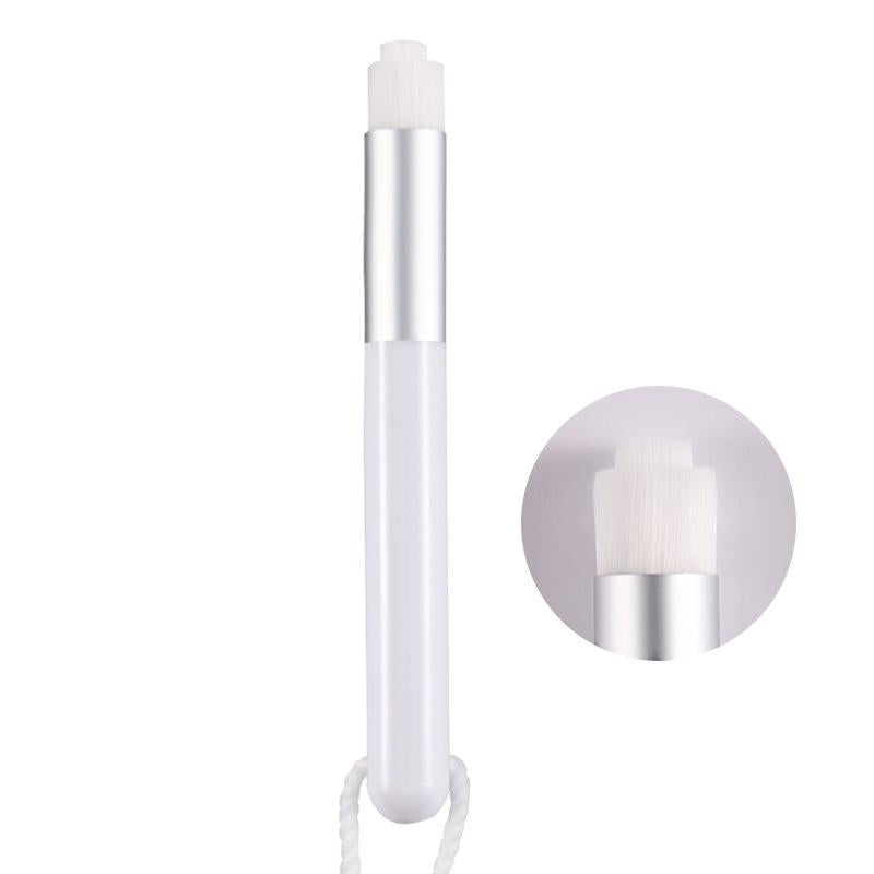 6-Piece Soft Nasal Washing Brush For Blackhead Removal And Deep Cleansing - Protruding Head White / Silver-1915197458489675781