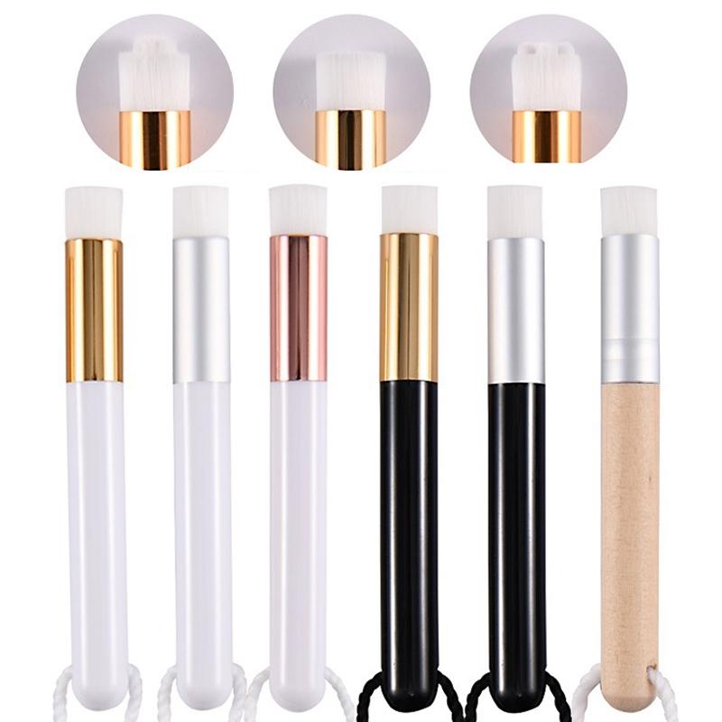 6-Piece Soft Nasal Washing Brush For Blackhead Removal And Deep Cleansing - Flat Head In White And Rose Gold-1915197185809584129