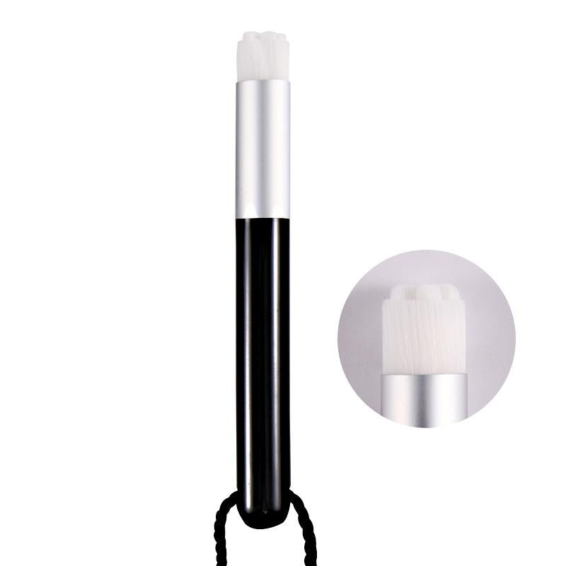 6-Piece Soft Nasal Washing Brush Set For Blackhead Removal And Deep Cleansing - Flower Head Design Black / Silver-1915197876263325696