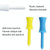 60-Piece Golf Plastic Ball Tee Set With Ribbon Needle - 31Mm Size-1915198304694702083
