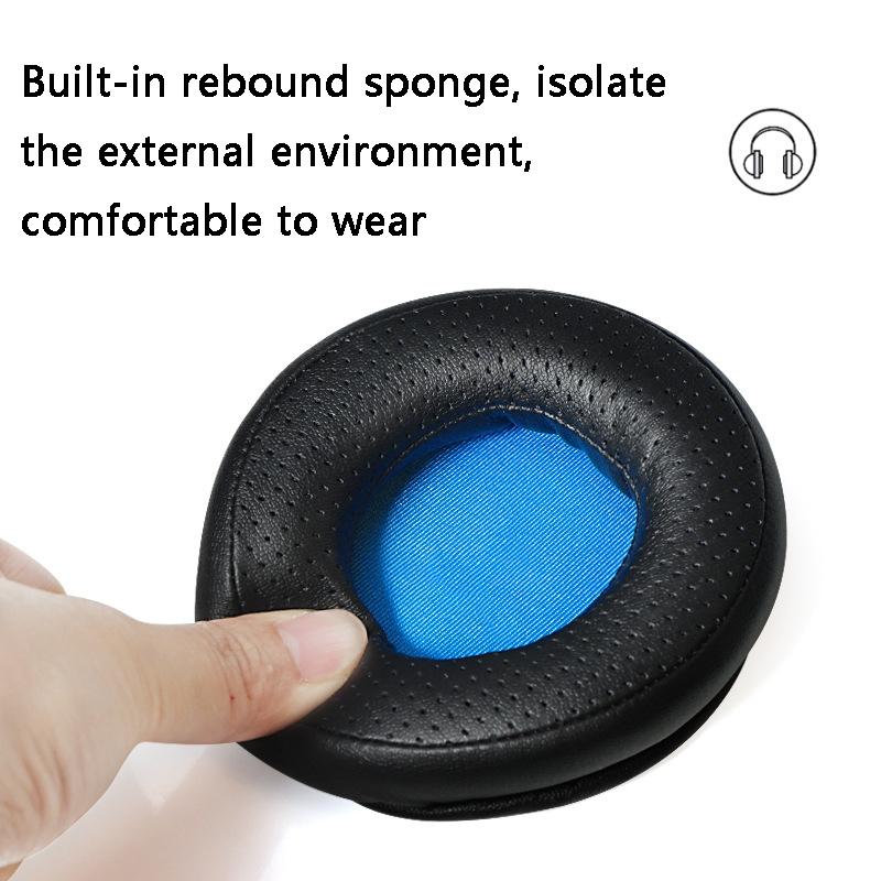 2-Pack Headset Sponge Earmuffs For Razer Kraken 7.1 V1 Pro - Black Net-1964932346272681988