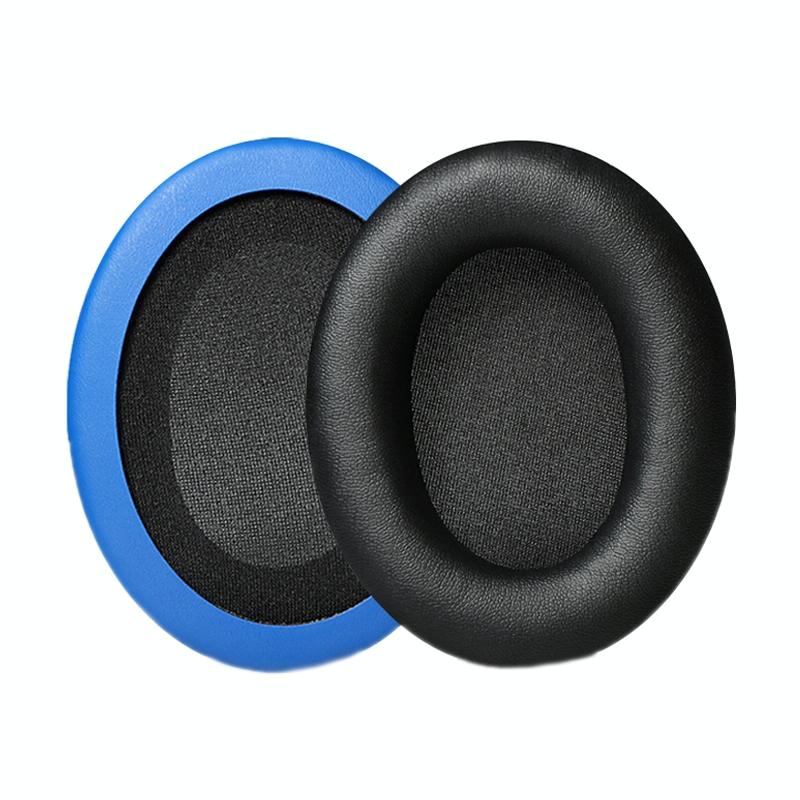 2-Pack Headset Earmuffs For Kingston Hyperx Cloud Ii - Black & Blue Protein Skin-1915197184379326464