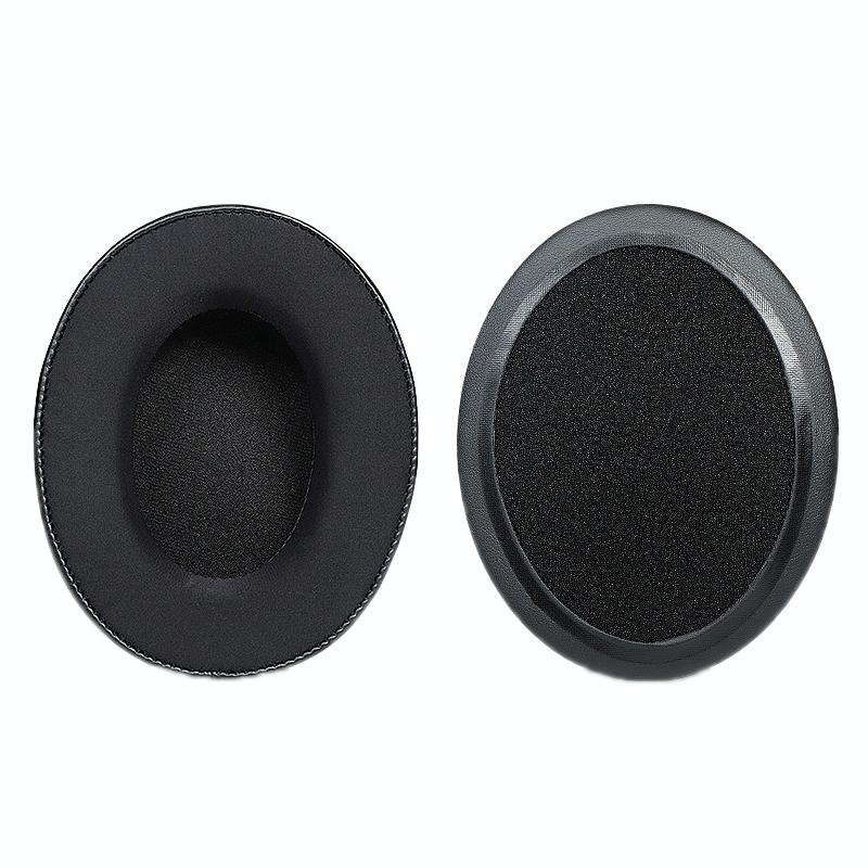 2-Pack Headset Earmuffs For Kingston Hyperx Cloud Ii / Alpha / Flight / Stinger - Black Ice-1915197875537711111