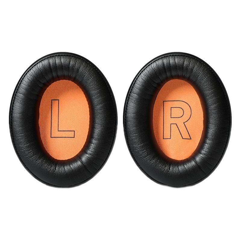 2-Pack Headset Earmuffs For Kingston Hyperx Cloud Ii - Black / Orange-1915197665369526279