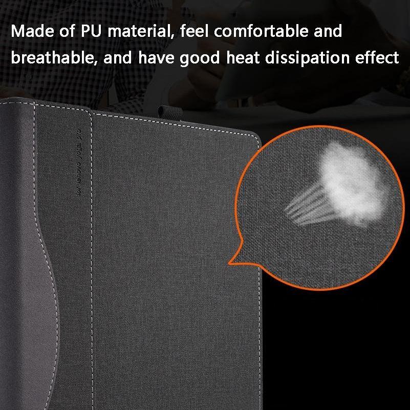 Yoga 5 Pro / 910 Laptop Cover - 13.9 Pu Leather Blue-1915196978061512707