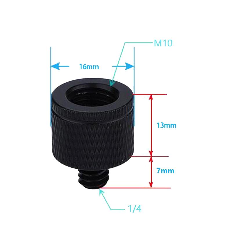 4-Piece A33 M10 To 1 / 4 Screw Adapter Set-1915197472372822017