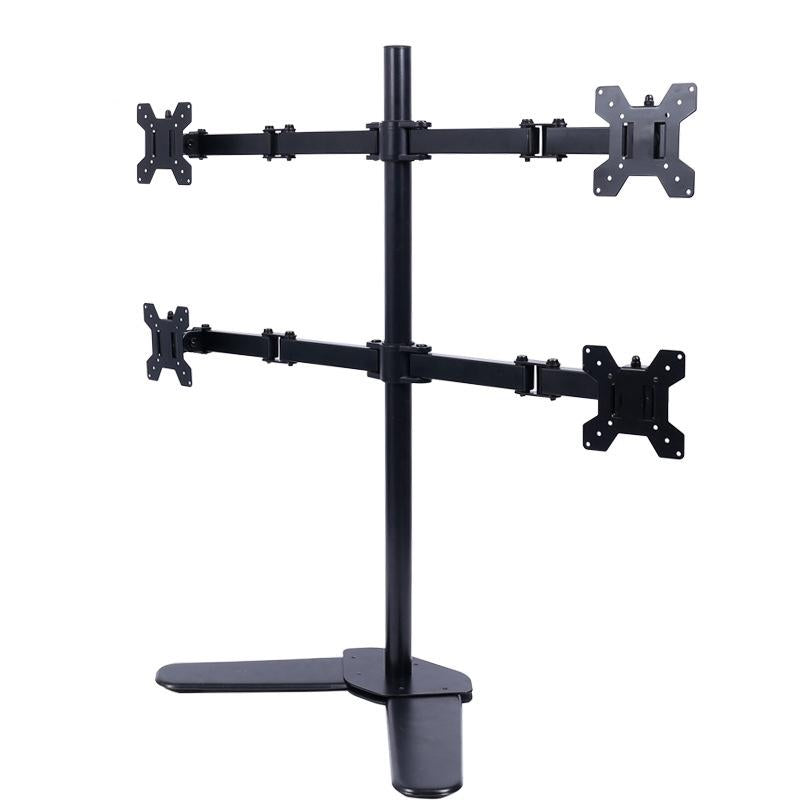 Multi-Screen Desktop Monitor Stand Base - Lifts And Organizes-1964932316652507137