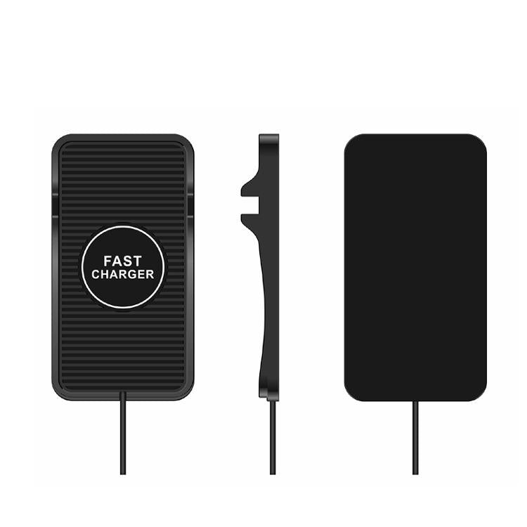 2-In-1 Non-Slip Wireless Charger For C7 Car Navigation - Black-1915196967961628673