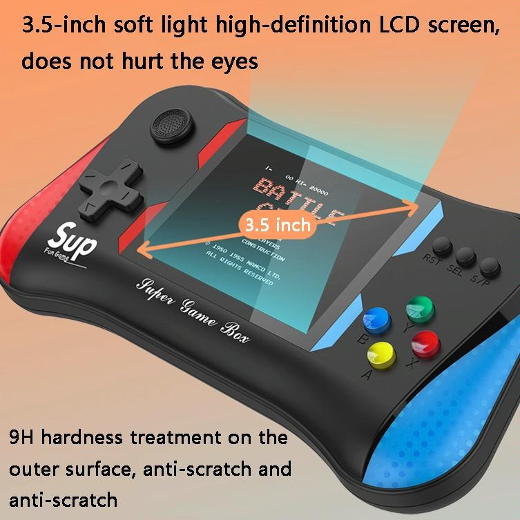 Portable Handheld Game Console - Red 3.5 Screen-1915198120451510276