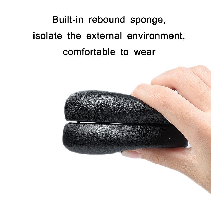 2-Pack Earphone Covers For Marshall Major Iv - Black Sponge-1915196940014981123