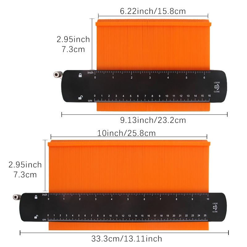 6 Metal Profile Utensil Contour With Lock - Regular Width-1915198317013372929
