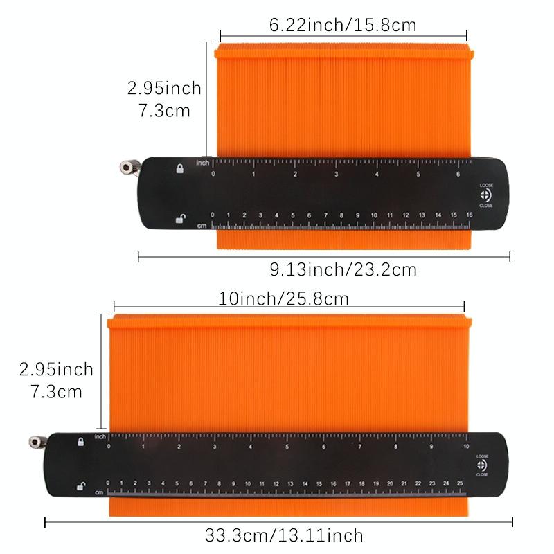 10 Metal Profile Utensils Contour With Lock - Regular Width-1915198131327340544