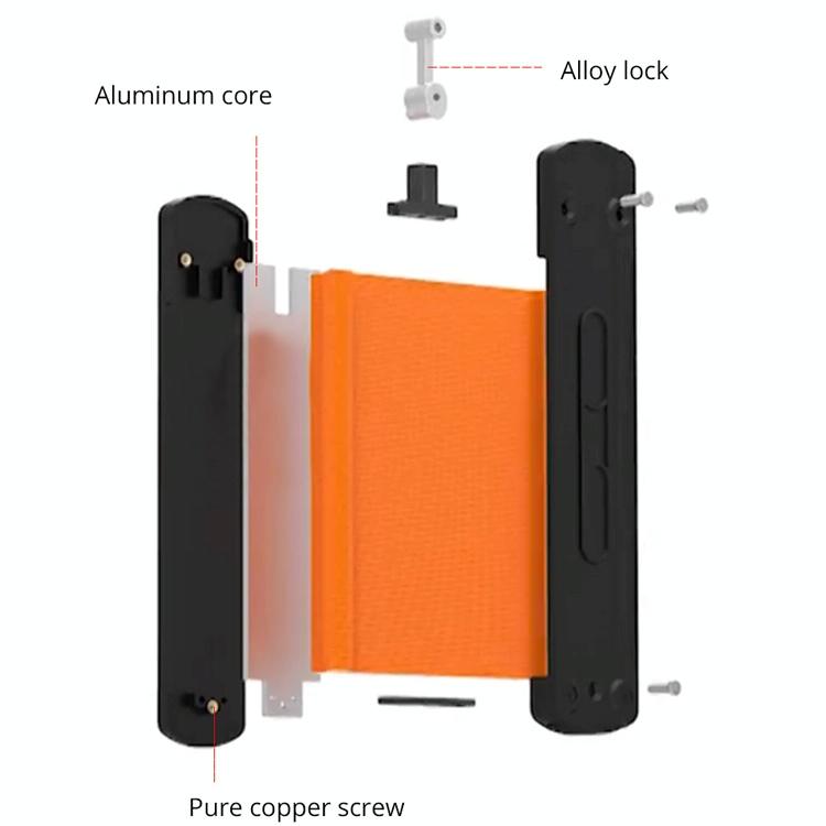 10 Metal Profile Utensils Contour With Lock - Regular Width-1915198131327340547