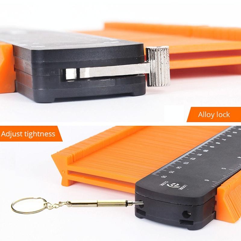 10 Metal Profile Utensils Contour With Lock - Regular Width-1915198131327340549