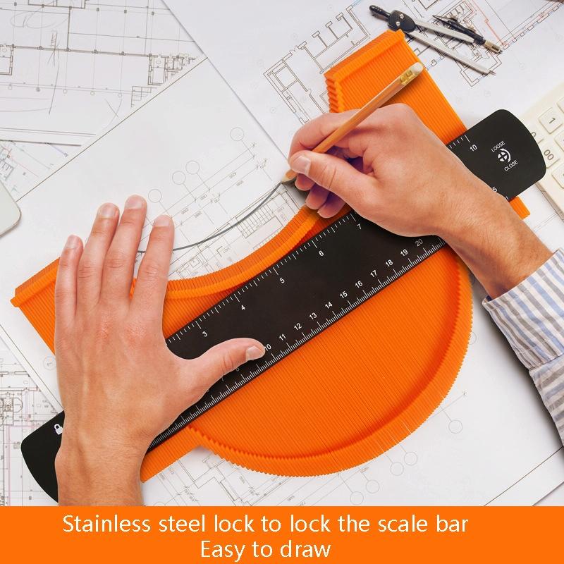 10 Metal Profile Utensils Contour With Lock - Regular Width-1915198131327340550