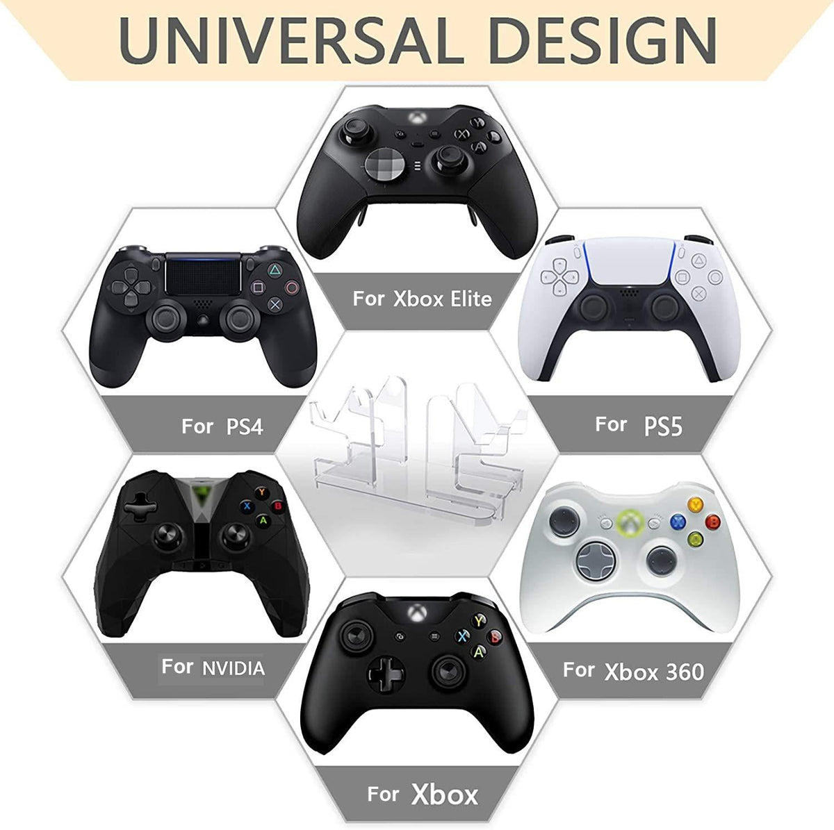 Acrylic Game Console Stand For Xbox Elite / Ps4 / Ps5 / Nvidia-1964932220930101250