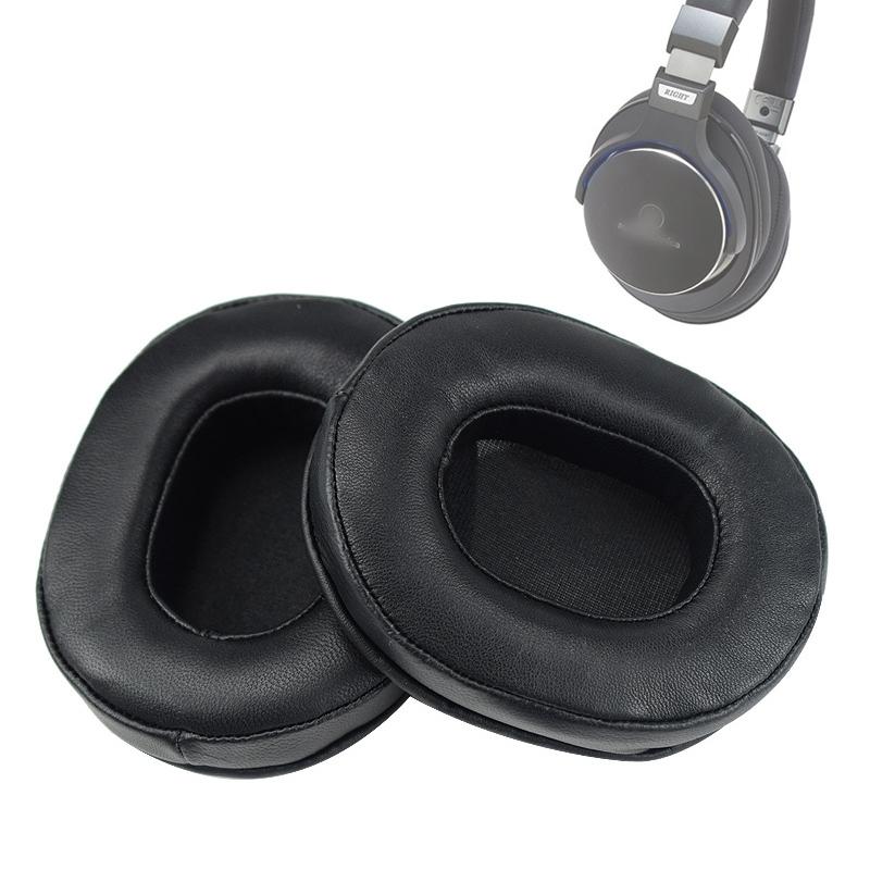 2-Pack Sheepskin Earmuffs For Audio-Technica Ath-M50 / M40 / M50X / Msr7 - Black-1915198312865206277