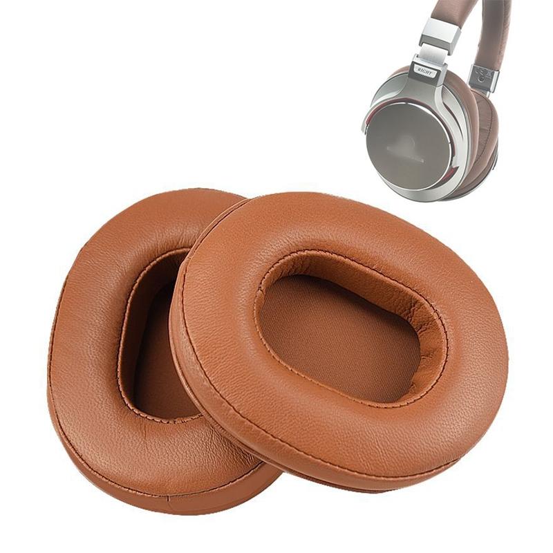 Pair Of Sheepskin-Khaki Audio-Technica Earmuffs For Ath-M50 / M40 / M50X / Msr7-1915197979317374981