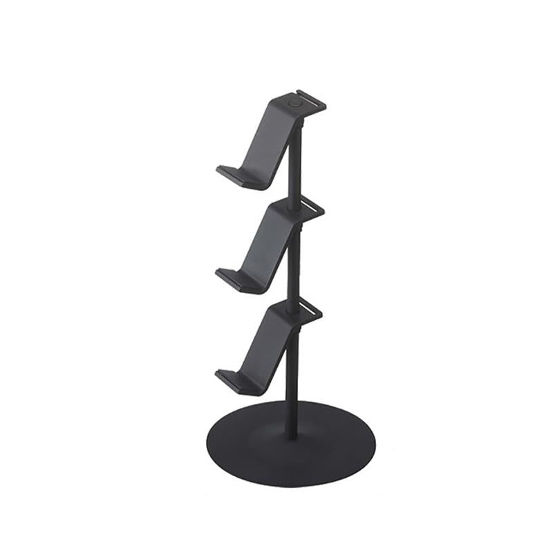 3-Tier Desktop Gamepad And Headphone Storage Rack - Black-1915198091028467712