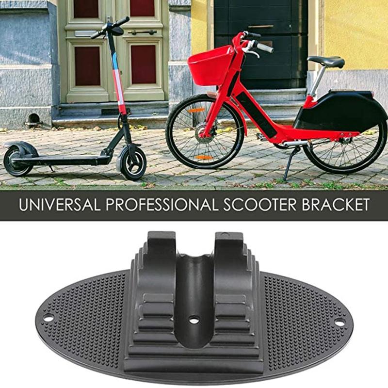 Children'S Bicycle Parking Rack - Fixed Scooter Wheel Pad Black-1964932200214433798
