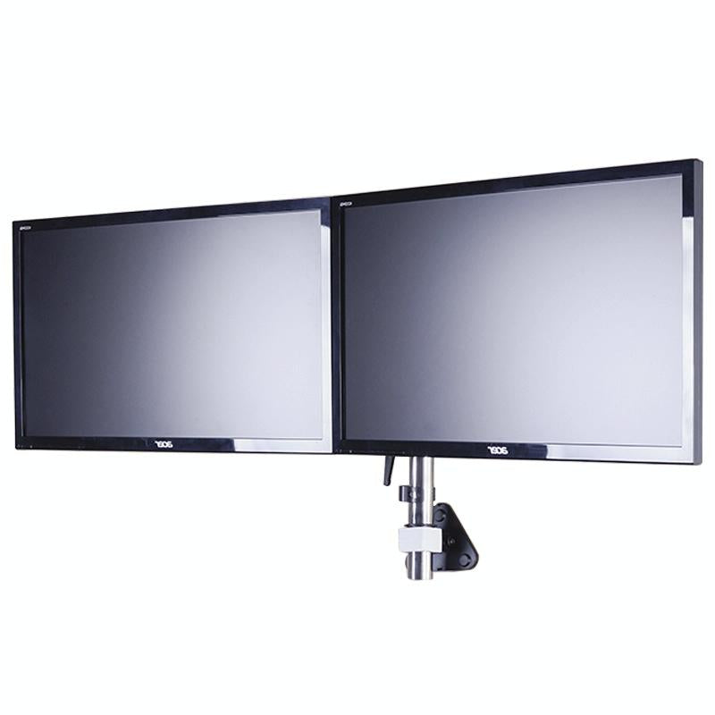 Wall-Mounted Dual Screen Computer Bracket For Splicing-1964932222448439299