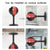 Desktop Boxing Speed Ball With Reaction Target - Red / Black-1915196869005414405
