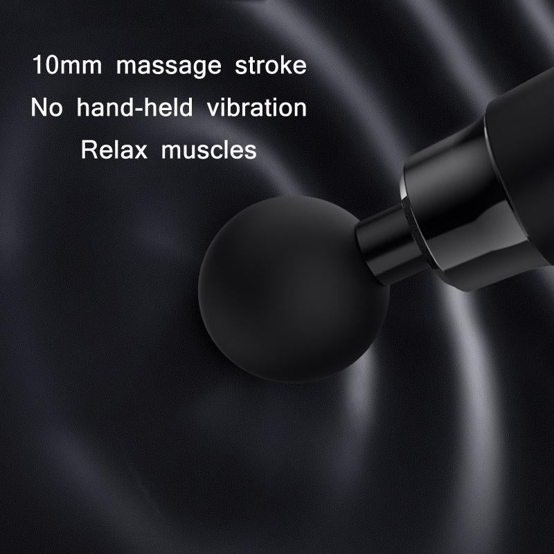 12-Speed Vibrating Mini Muscle Massager / Massage Gun - Red-1915197825751322628