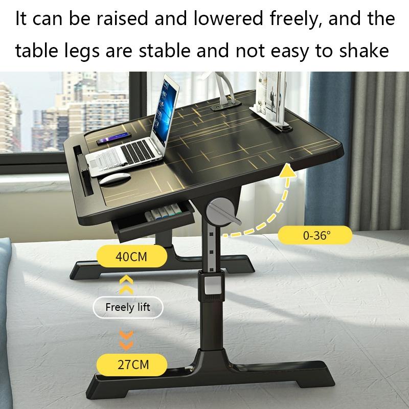 Foldable Bed Desk - Lifts For Easy Use-1964932274684301313