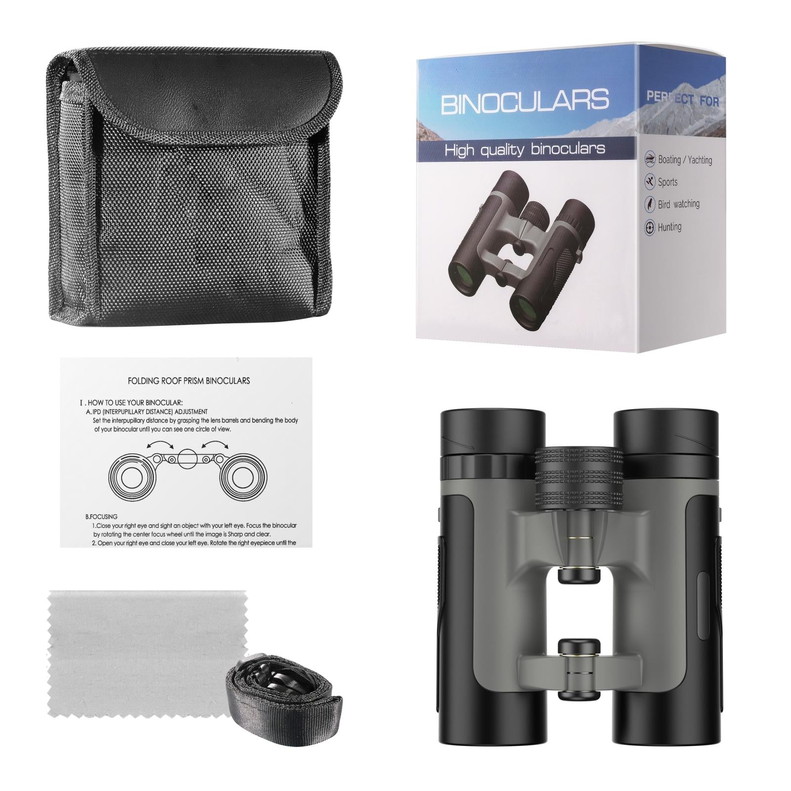25X Binoculars For Bird-Watching Hunting And Hiking - Bak4 Prism-1915196827624411142