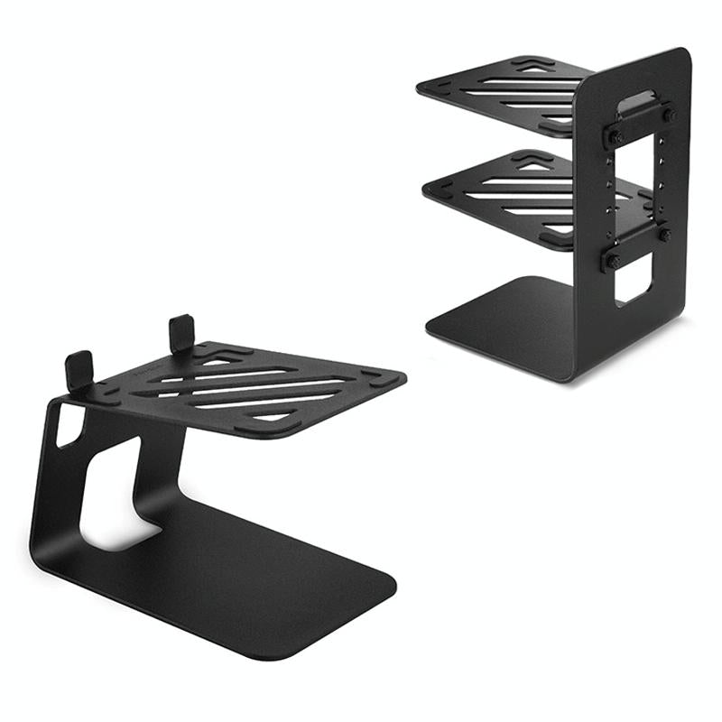 Double Layer Portable All-Aluminum Laptop Stand With Cooling Speaker-1915198134091386886