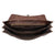 Retro Cowhide Leather Briefcase For 15.6 Laptop - Multifunctional - Coffee-1924671880376225793