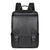 Men Black Cowhide Leather Backpack For Casual Business With Laptop Compartment-1915196968905347079