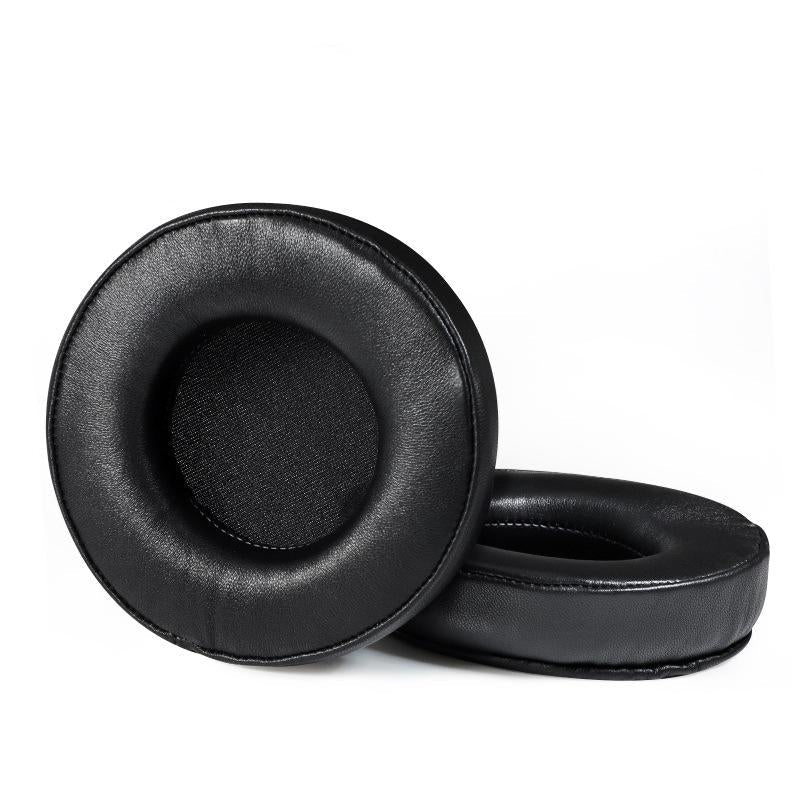 Black Lambskin Earmuffs For Audio-Technica Headphones - 2 Pack-1915197808953135104