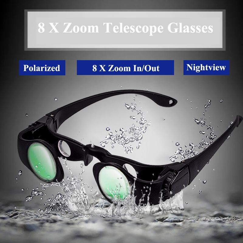 Zoomable Fishing Binoculars - 8X Magnification-1915198268443332608