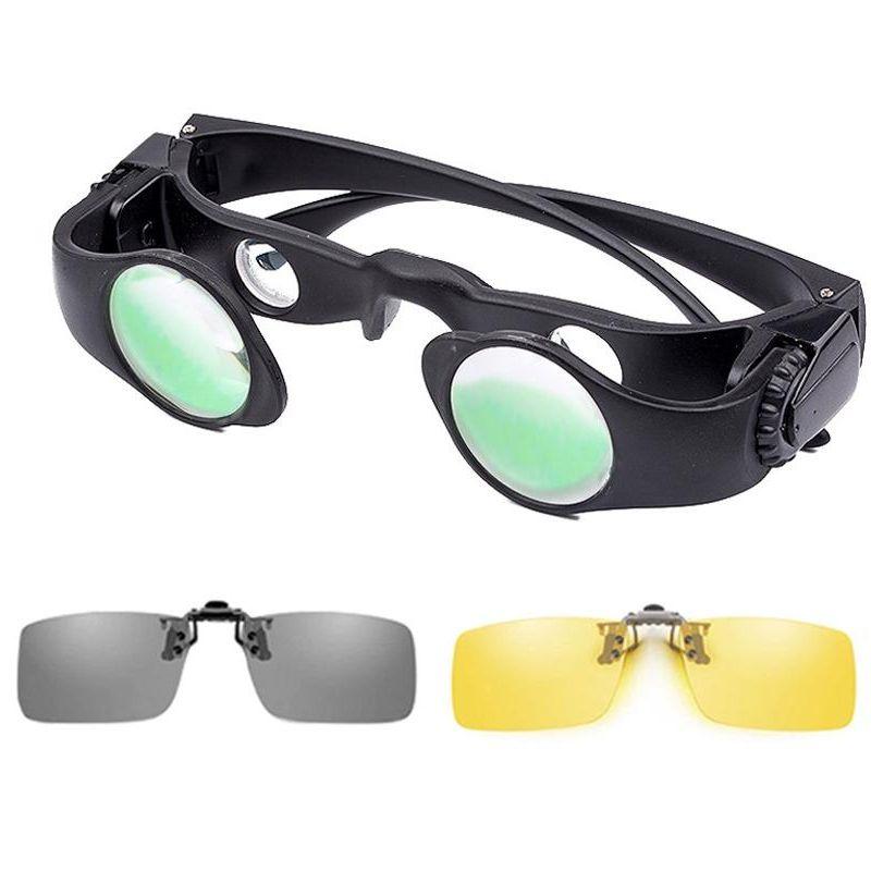 Zoomable Fishing Binoculars - Gray / Yellow Clip - 8X Magnification-1915197612395466752