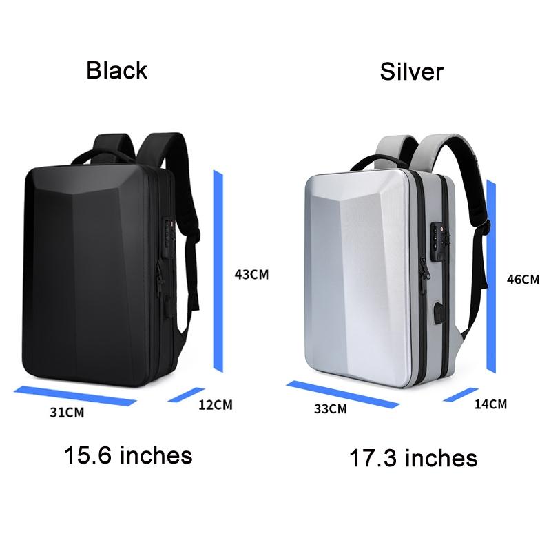 15.6 Gaming Backpack - Durable Hard Shell Black-1915198321694216193