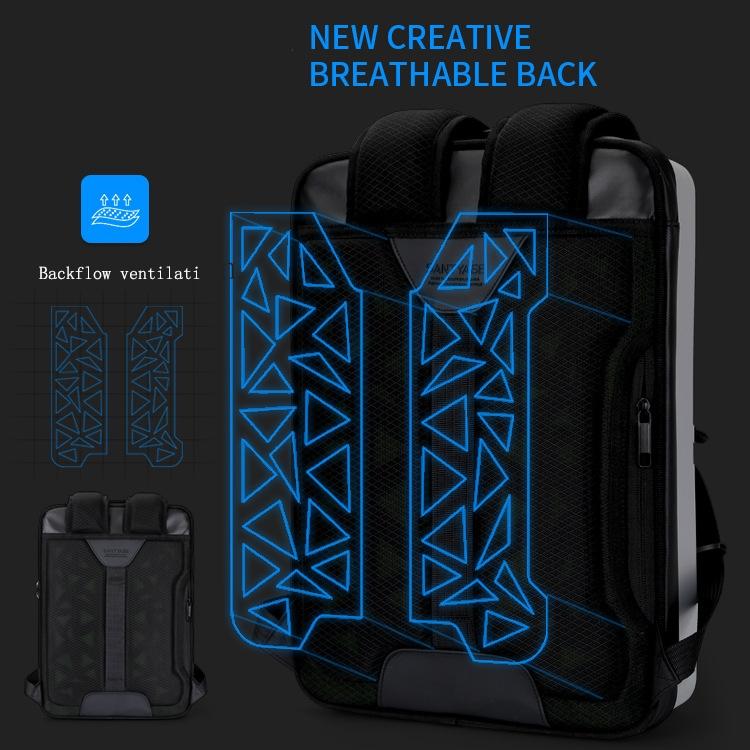 Men Gaming Backpack - Hard Shell Single-Layer Green-1915198262726496260